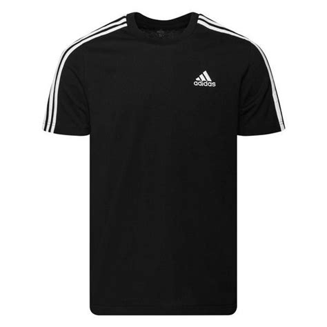 adidas t shirt schwarz mit weißen streifen|adidas 3.